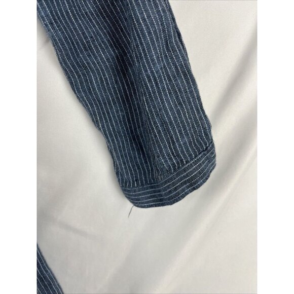 Rails Juliette Salem Stripe Linen-Rayon Midi Dress Women’s Size L - Picture 6 of 16